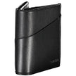 Black Recycled Polyester Men WalletElevate your essentials with the sleek sophistication of the Calvin Klein wallet. Crafted for the modern man, this elegant accessory features two compartments to organize your currency, a secure coin purse, and ample spa