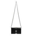 Black Calfskin Leather Chain Strap Shoulder Crossbody BagVERSACE Absolutely stunning, 100% Authentic brand new VERSACE solid color, crossbody strap bag. Model: Crossbody bag Material: Calfskin Leather Color: Black Black inner lining with inside pocket Han