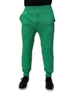 Green Cotton Elastic Waist Men Casual PantsDSQUARED2 Absolutely stunning, 100% Authentic, brand new with tags DSQUARED2 jogger pants. Model: Jogger pants Color: Green Material: Stretchable Fabric Logo Details Made in ItalyGreen Cotton Elastic Waist Men Ca
