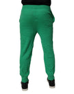 Green Cotton Elastic Waist Men Casual PantsDSQUARED2 Absolutely stunning, 100% Authentic, brand new with tags DSQUARED2 jogger pants. Model: Jogger pants Color: Green Material: Stretchable Fabric Logo Details Made in ItalyGreen Cotton Elastic Waist Men Ca