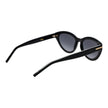 Black Acetate SunglassesGender Women Main color Black Extra No extra Frame color Black Frame material Acetate Lenses Color Grey Lenses Material Plastic Filter Category Three Style Cat Eye Lenses Effect Gradient Protection 100% UVA & UVB Lenses width 55 Le