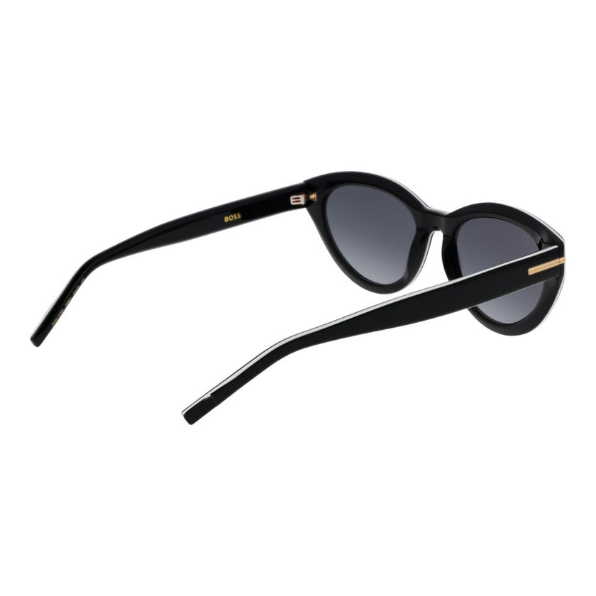 Black Acetate SunglassesGender Women Main color Black Extra No extra Frame color Black Frame material Acetate Lenses Color Grey Lenses Material Plastic Filter Category Three Style Cat Eye Lenses Effect Gradient Protection 100% UVA & UVB Lenses width 55 Le
