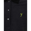 Black Cotton Polo ShirtFendi black short sleeve polo, small black writing with contrasting fluorescent yellow letter and tone-on-tone embroidered logo. Made In Italy SKU: 24OTT276Black Cotton Polo Shirt${tagsFendiAulae Black Cotton Polo Shirt FendiAulae B