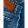 Blue Cotton High-Waisted JeanDsquared2 High Waist Sasoon Jeans. Medium wash, semi-stretch fabric, zipper and button front fastening, fabric logo tag on flap, five pockets, leather ‘1964’ tag on back. Ankle length. Composition: 92% Cotton, 8% Elastane-Sku