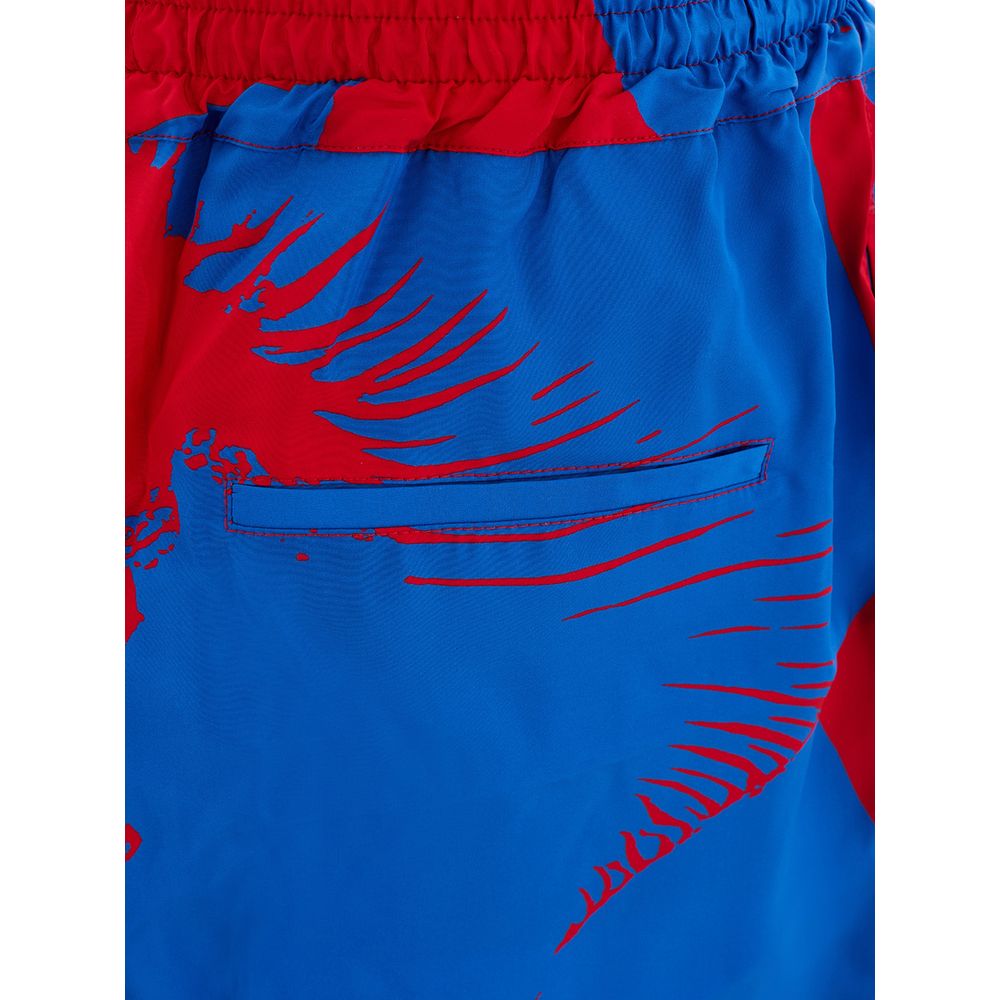Short multicolore en viscose