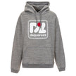 Gray Cotton SweatshirtDsquared2 Hercalina Over Fit Sweatshirt. In gray mélange with plush interior, adjustable hood, maxi front pocket. On front embossed rubberized logo in white. Consider the over fit of this product when purchasing. Composition: 100% Co
