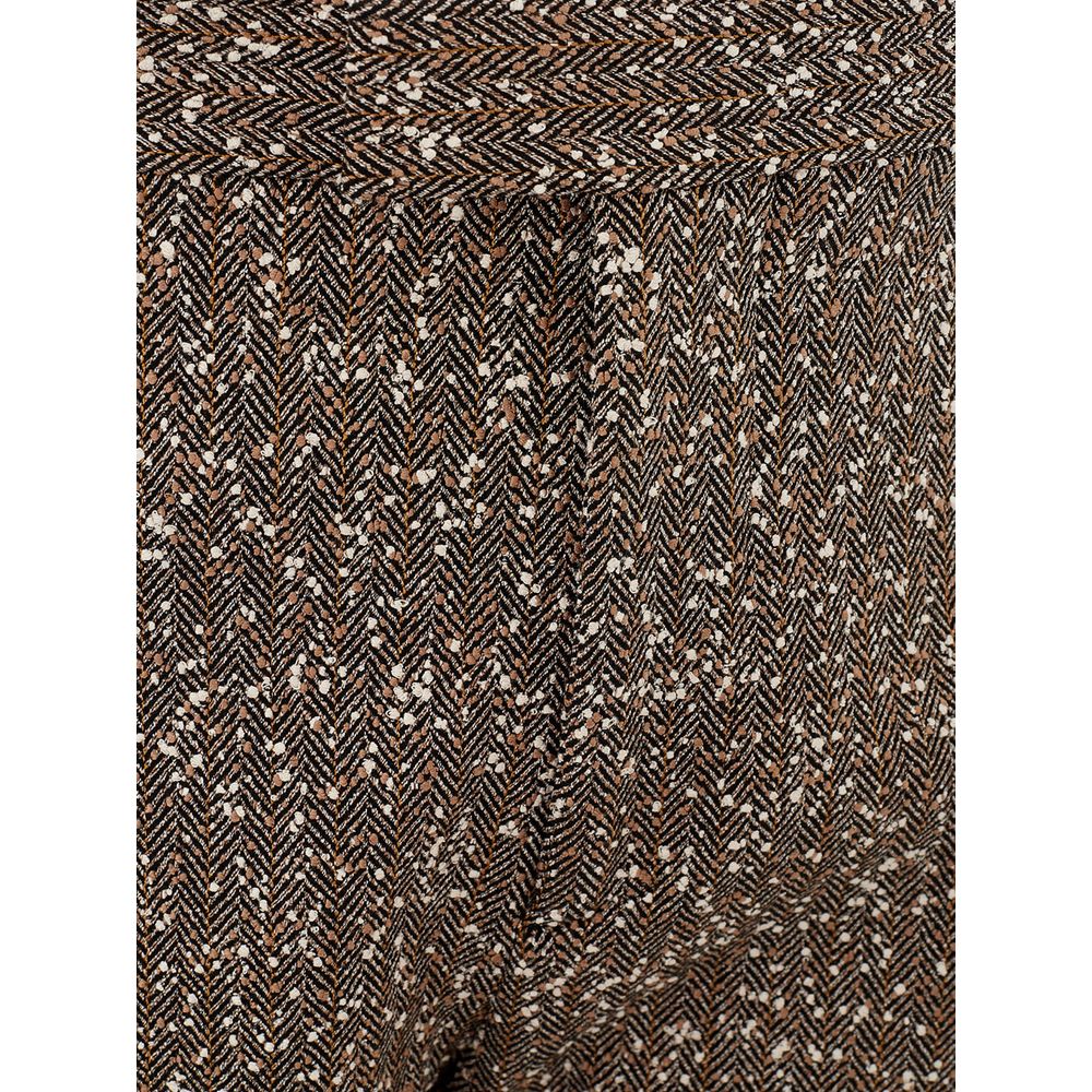 Pantalon décontracté multicolore en viscose