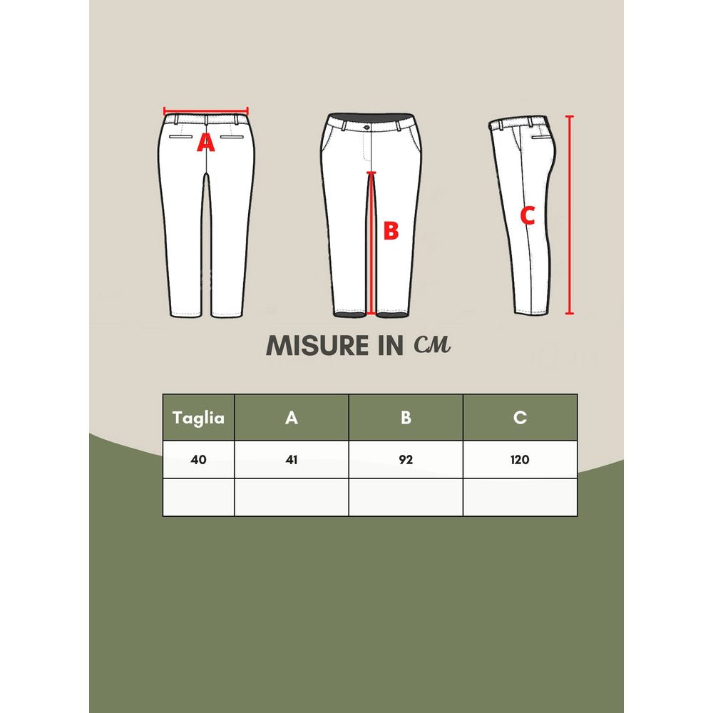 Pantalon décontracté multicolore en viscose