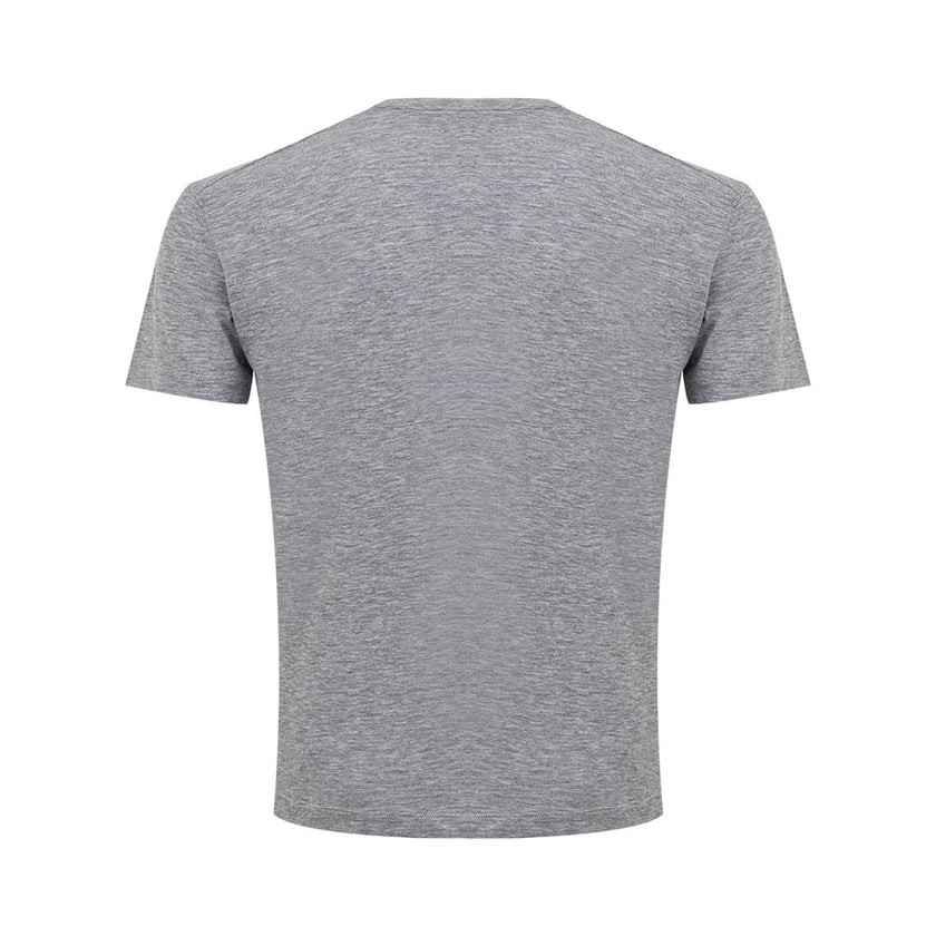 Sleek Gray Cotton Tee for Stylish MenElevate your casual wardrobe with the epitome of Italian craftsmanship – a Dsquared² Gray Cotton T-Shirt designed for the modern man. This T-shirt blends comfort with the label’s renowned edgy aesthetic, making it a mu