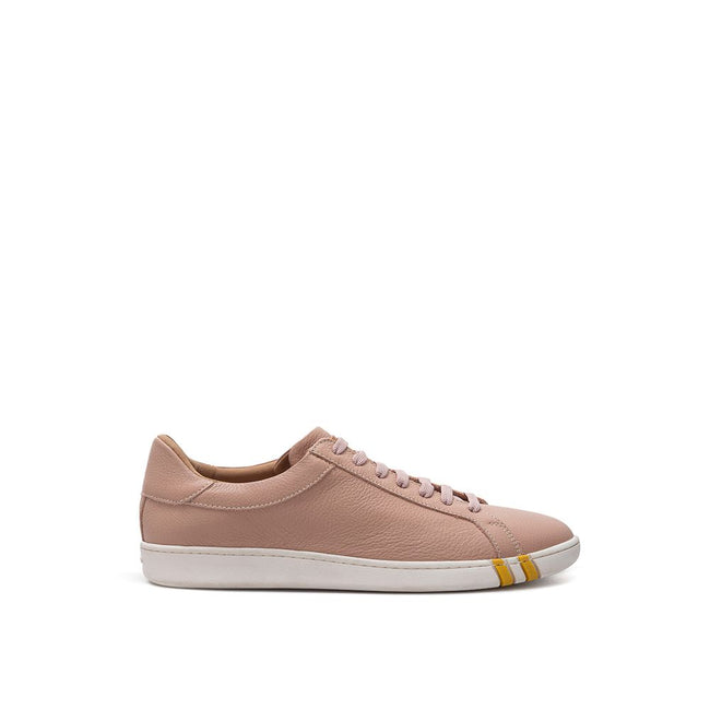 Elegant Pink Cotton Leather SneakersDiscover the epitome of comfort and style with our Elegant Pink Cotton Leather Sneakers. Perfect for fashion-forward women, these sneakers offer a blend of luxury and practicality. Carefully crafted with high-quality co