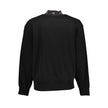 Black Cotton Men SweaterUnleash your bold fashion sense with the Calvin Klein sweatshirt—a classic reinvented for the contemporary trendsetter. This striking piece features a suave play of print and signature embroidery that seamlessly carries the iconic