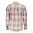 Pink Cotton Men ShirtStep into a realm of sophistication with this Hugo Boss long-sleeved shirt. Designed for the modern gentleman, it boasts a regular fit that’s perfectly tailored to convey effortless style. Meticulously crafted with 100% cotton, it fea