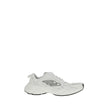 White Calf Leather Bos Taurus Athletic SneakersMonday Sneakers by Balenciaga combine a sporty aesthetic with refined details. Featuring exposed topstitching, they feature the embossed size on the back of the heel and the 3B Sports Icon rubber motif on bot