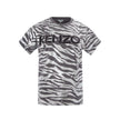 Multicolor Cotton T-ShirtKenzo Metal Animal Print T-Shirt in metalized gray and central logo, allover print, crew neck and short sleeves. Composition: 100% Cotton-Sku inner:23LU137Multicolor Cotton T-ShirtUncategorized${tagsKenzoAulae Multicolor Cotton T-