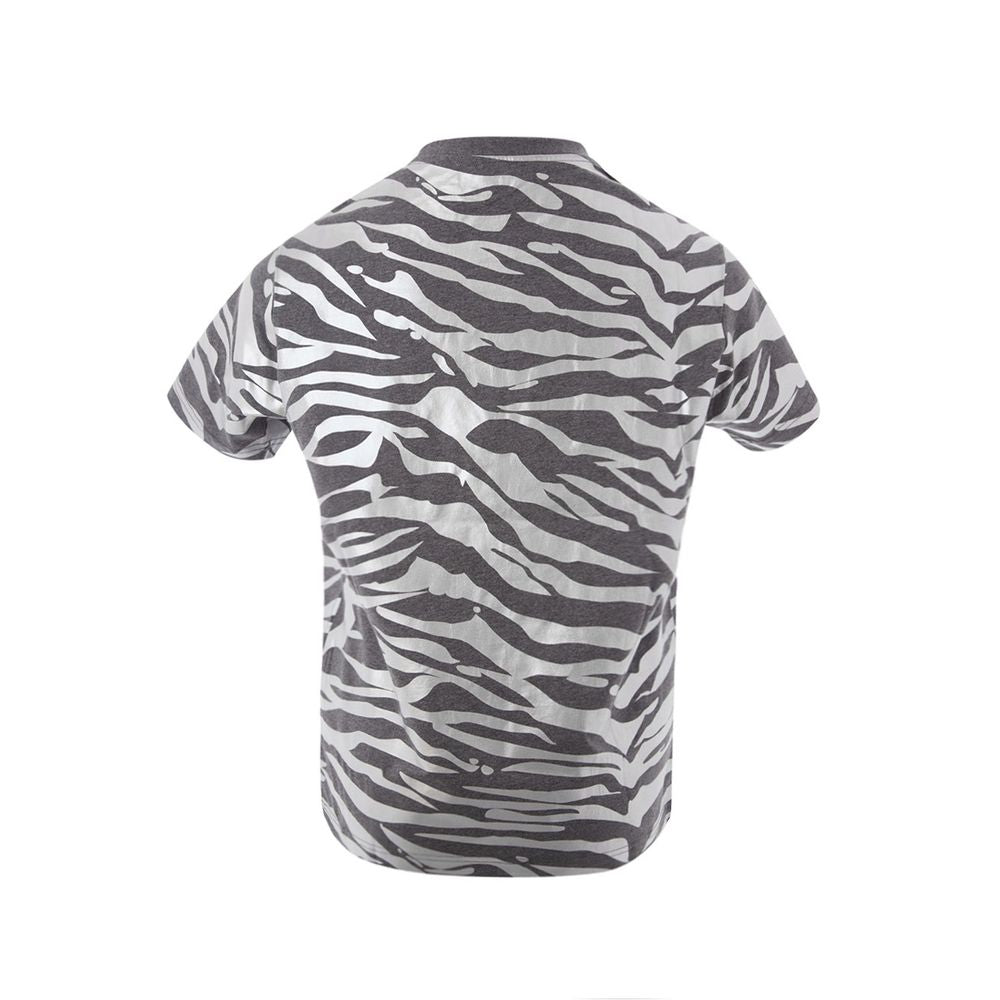 T-shirt en coton multicolore