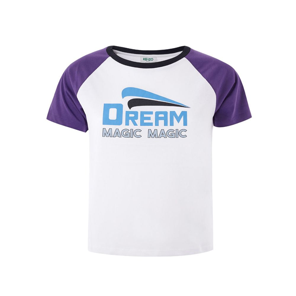 T-shirt en coton multicolore