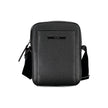 Sleek Black Shoulder Bag with Logo DetailExperience the perfect blend of functionality and style with this sleek black shoulder bag from the renowned Calvin Klein. Designed for the modern individual, it boasts an adjustable shoulder strap for customized c