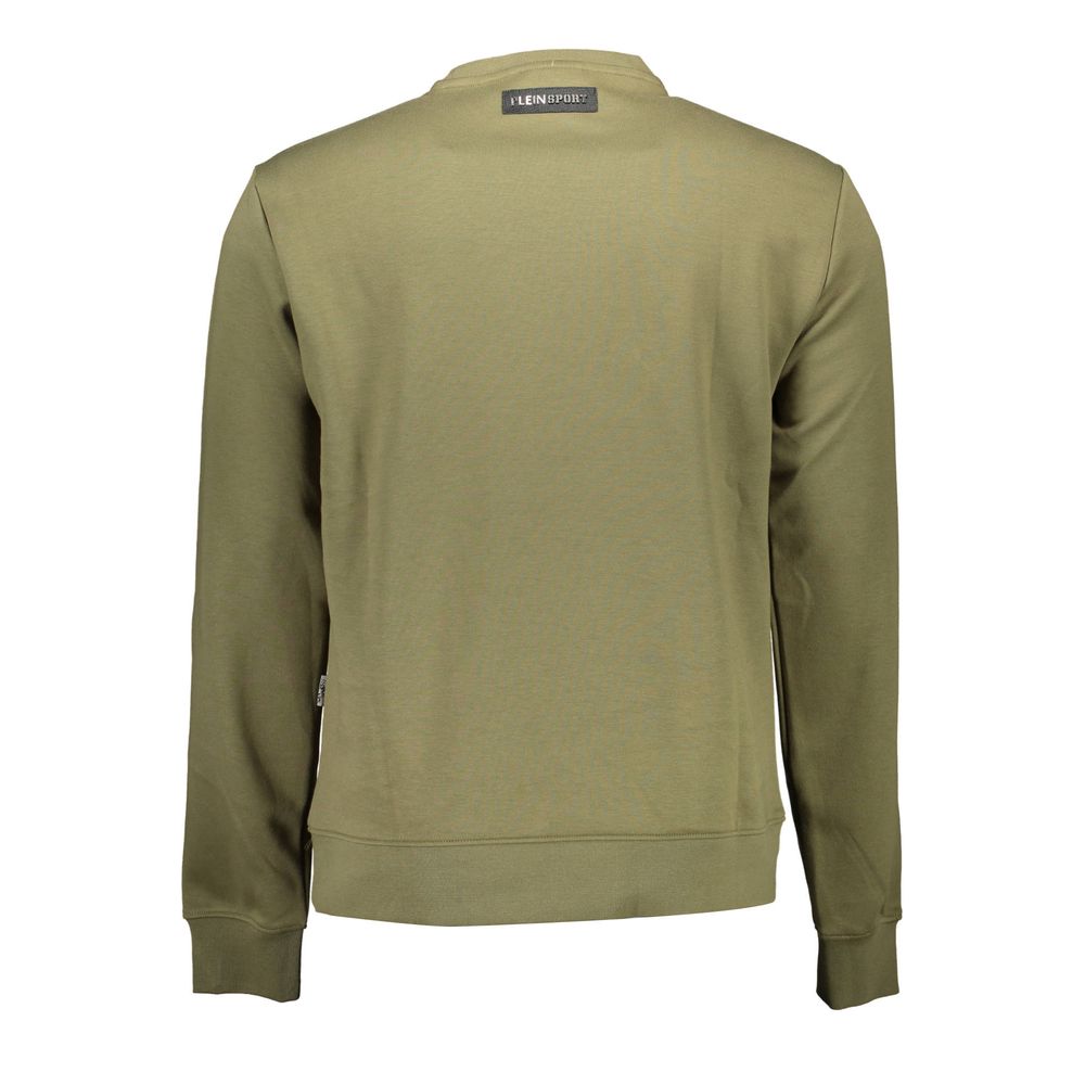 Schwarzes Herren-Sweatshirt aus Baumwolle mit auffälligem Print