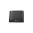 Black Polyester Men WalletEmbrace the epitome of sophistication with the sleek Calvin Klein wallet. A perfect blend of functionality and style, this accessory features two compartments, a convenient coin purse, and ample card slots to keep you organized o
