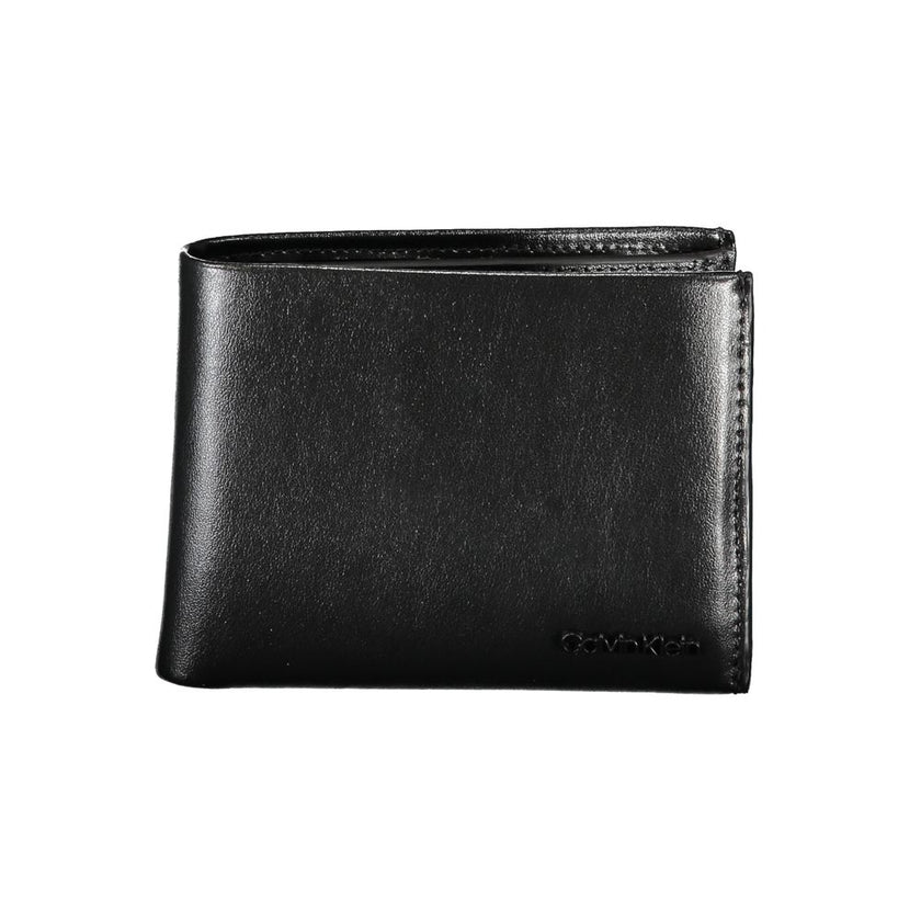 Elegant Leather Wallet with RFID Block & Coin PurseExperience sophistication with this Calvin Klein wallet, designed for the modern gentleman. Keep your essentials organized and secure with its dual-compartment design, convenient coin purse, and dedicated