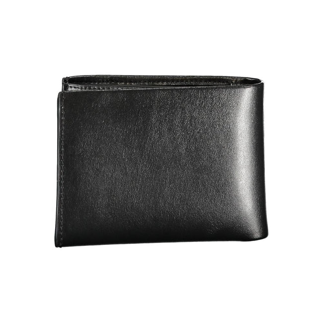 Elegant Leather Wallet with RFID Block & Coin PurseExperience sophistication with this Calvin Klein wallet, designed for the modern gentleman. Keep your essentials organized and secure with its dual-compartment design, convenient coin purse, and dedicated
