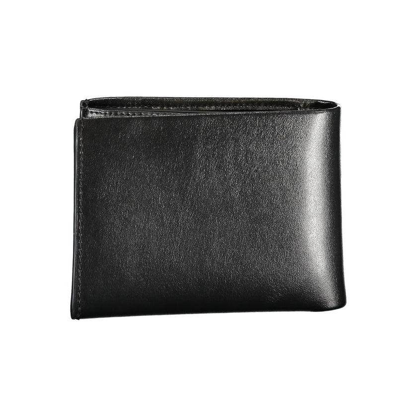 Elegant Leather Wallet with RFID Block & Coin PurseExperience sophistication with this Calvin Klein wallet, designed for the modern gentleman. Keep your essentials organized and secure with its dual-compartment design, convenient coin purse, and dedicated