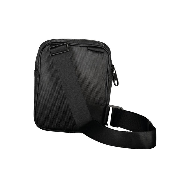 Sleek Black Shoulder Bag with Contrasting DetailsElevate your style and organize your essentials with this versatile Calvin Klein shoulder bag. Perfect for the eco-conscious fashion enthusiast, this piece not only adds a touch of class but also supports s