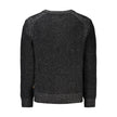 Black Wool Men SweaterElevate your wardrobe with the signature sophistication of Hugo Boss. This sleek long sleeve sweater features a classic V-neck cut, enhanced with eye-catching contrast details. The iconic logo subtly adorns the design, making it a pe