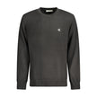 Black Cotton Men SweaterExude confidence with the Calvin Klein Crew Neck Sweater. Crafted for the modern man who appreciates a touch of luxury in his everyday wear, this 100% cotton garment is the epitome of sleek style meets comfort. The bold black hue c