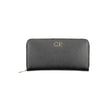 Black Polyethylene Women WalletDistinguish yourself with the sleek sophistication of this Calvin Klein wallet. Crafted for the modern individual, this accessory ensures your essentials are organized with elegance and ease. It showcases a quintet of compar