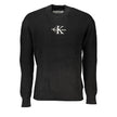 Sleek Cotton Crew Neck Sweater with Contrast DetailsRefined elegance and timeless style encapsulate this exquisite Calvin Klein sweater. Crafted from 100% premium cotton for ultimate comfort and durability, it’s the perfect blend of functionality and fash