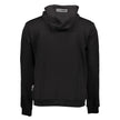 Black Cotton Men's SweaterElevate your urban sportswear ensemble with the edgy aesthetics of a Plein Sport hooded sweatshirt. This black, long-sleeved marvel dons contrasting details that capture the gaze, while the unmistakable Plein Sport logo makes a d
