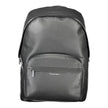 Black Polyester Men BackpackElevate your style with the sleek Calvin Klein backpack, designed for the modern trailblazer. A harmonious blend of functionality and minimalist luxury, this backpack features a chic black exterior with contrasting details that