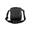 Elegant Black Shoulder Bag with Contrasting DetailsExude sophistication with this sleek Calvin Klein shoulder bag, perfect for the modern man on-the-go. Featuring an adjustable shoulder strap for comfort, an external pocket for quick access essentials, an