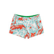 White Polyamide Swim ShortsBottega Veneta Red/Light Blue Feather Print Swim Boxer. Elastic waist, metal snap button and zip closure, allover multicolor print, two side welt pockets, internal mesh. Composition: 100% Polyamide Internal SKU: 25MAR102 Brand S