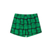 Green Polyamide Swim ShortsBoxer Swimsuit with Cassette Print Bottega Veneta. Green nylon boxer swimsuit with iconic Cassette print allover, elastic waist with adjustable drawstring, two side pockets, internal mesh. Composition: 100% Polyamide Internal SK