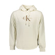 White Cotton Men SweaterElevate your wardrobe with the quintessence of comfort meets style in this Calvin Klein sweatshirt. This essential piece embodies casual luxury, perfect for the trendsetter who appreciates the finesse of subtle branding. With its c