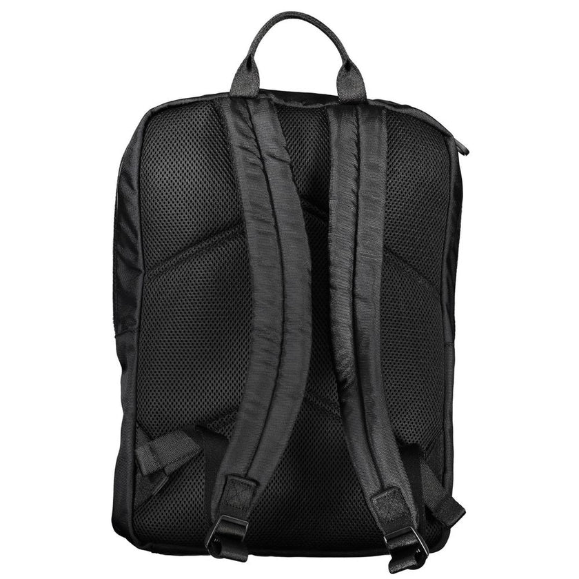 Elegant Polyester Laptop BackpackDiscover the perfect blend of functionality and style with this sophisticated backpack designed for the modern professional. Calvin Klein presents a premium laptop carrier that’s as sleek as it is practical, boasting adjus