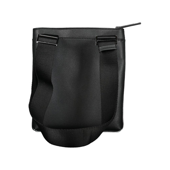 Elegant Black Shoulder Bag with Contrasting DetailsExperience the perfect blend of style and functionality with the Calvin Klein shoulder bag. Designed for the modern man on-the-go, this sleek bag features an adjustable shoulder strap for comfort, two han