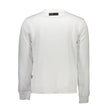 White Cotton Men SweaterUnleash your bold style with this striking Plein Sport sweatshirt. Envisioned for the fashion-forward who dare to stand out, it showcases a sleek, long sleeve design with a classic crew neck, amplified by audacious contrasting deta