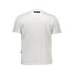 White Cotton Men T-ShirtStep into the spotlight with this edgy Plein Sport tee that exudes confidence and modernity. Perfect for those who make bold fashion statements, this short sleeve T-shirt boasts a standout print complemented by striking contrasting
