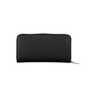 Black Polyester Women WalletElevate your accessory game with this sleek and sophisticated Calvin Klein wallet. Crafted for the modern women who appreciates minimalist elegance and functionality. With five compartments, a coin purse, and double card slots,