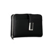 Black Polyester Women WalletElevate your accessory game with this sleek and sophisticated Calvin Klein wallet. Crafted for the modern women who appreciates minimalist elegance and functionality. With five compartments, a coin purse, and double card slots,