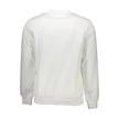 White Cotton Men SweaterEmbrace the urban edge with Diesel’s crisp white long sleeve sweatshirt. This crew neck masterpiece exudes contemporary style, adorned with an eye-catching print and the signature Diesel logo. Crafted from premium cotton to keep yo