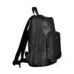 Black Polyester Men BackpackElevate your on-the-go style with the Calvin Klein Essential Backpack, a blend of functionality and eco-friendly fashion. Crafted with 50% recycled materials, this sleek black accessory is a testament to modern design and susta