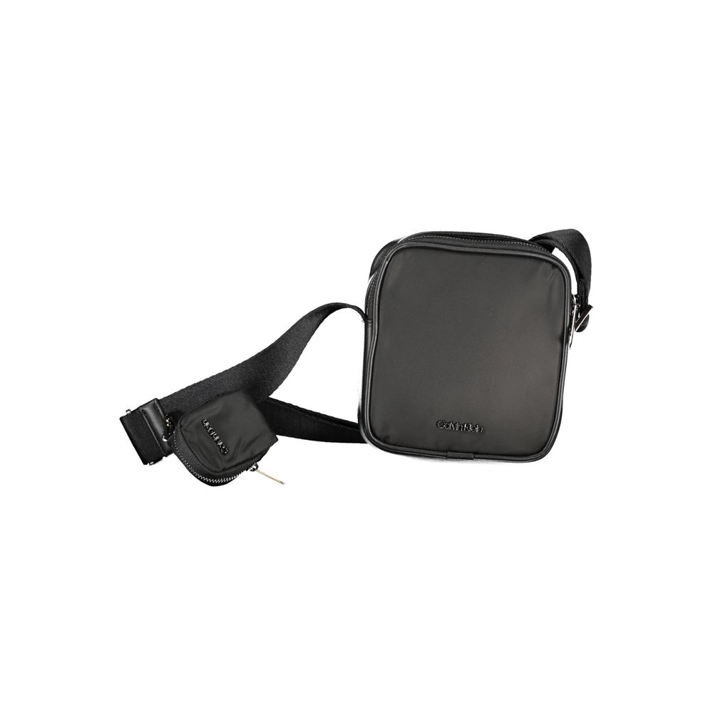 Black Polyester Shoulder BagADJUSTABLE SHOULDER STRAP, 1 INTERNAL POCKET, ZIP CLOSURE, REMOVABLE COIN PURSE, LOGO, 50% REPREVE RECYCLED POLYESTERBlack Polyester Shoulder Bag${tagsCalvin KleinAulae Black Polyester Shoulder Bag Calvin KleinAulae Black Polye
