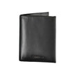 Sleek Black Leather RFID WalletEffortlessly organize your cards and cash with this sleek Calvin Klein wallet, designed for the modern man. Featuring RFID-blocking technology, it offers added security against data theft, while its double card space arrange