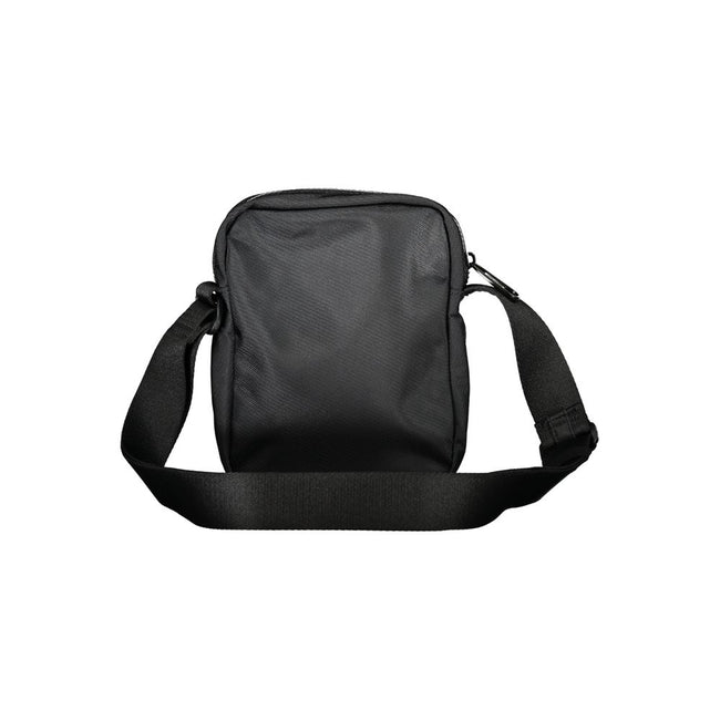 Sleek Black Recycled Shoulder BagDiscover the epitome of eco-chic with the Calvin Klein shoulder bag, crafted for the modern individual who values both style and sustainability. Balance practicality and fashion with this versatile accessory featuring an a