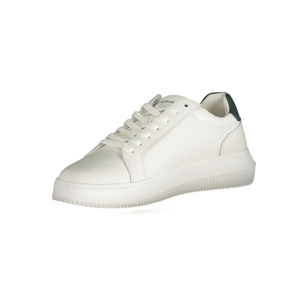 White Polyester SneakerSPORTS SHOE WITH LACES, PRINT, CONTRASTING DETAILS, LOGO, 50% RECYCLED THERMOPLASTIC RUBBERWhite Polyester Sneaker${tagsCalvin KleinAulae White Polyester Sneaker Calvin KleinAulae White Polyester Sneaker SPORTS SHOE WITH LACES, PRIN