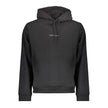 Black Cotton Men SweaterDive into the epitome of comfort with a sustainable twist in this Calvin Klein Long Sleeve Hoodie. Crafted to make a statement, this sweatshirt seamlessly blends style with an eco-conscious approach, featuring 20% recycled cotton.